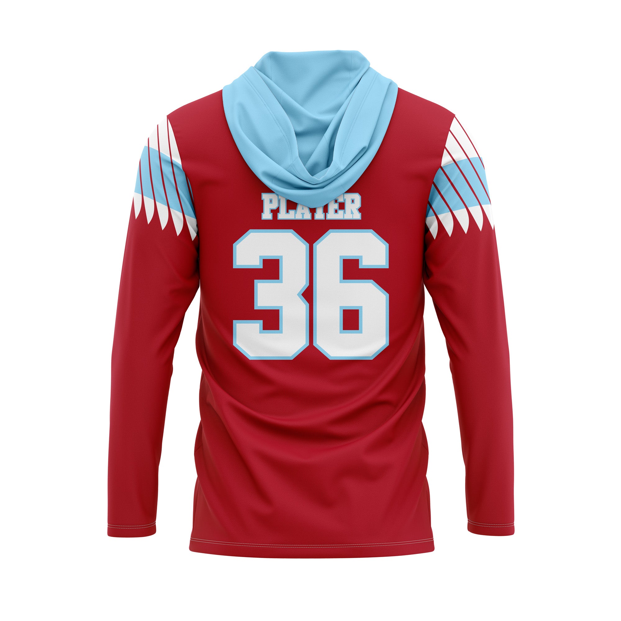 El Cajons Football HOODIE LW LONGSLEEVE Back