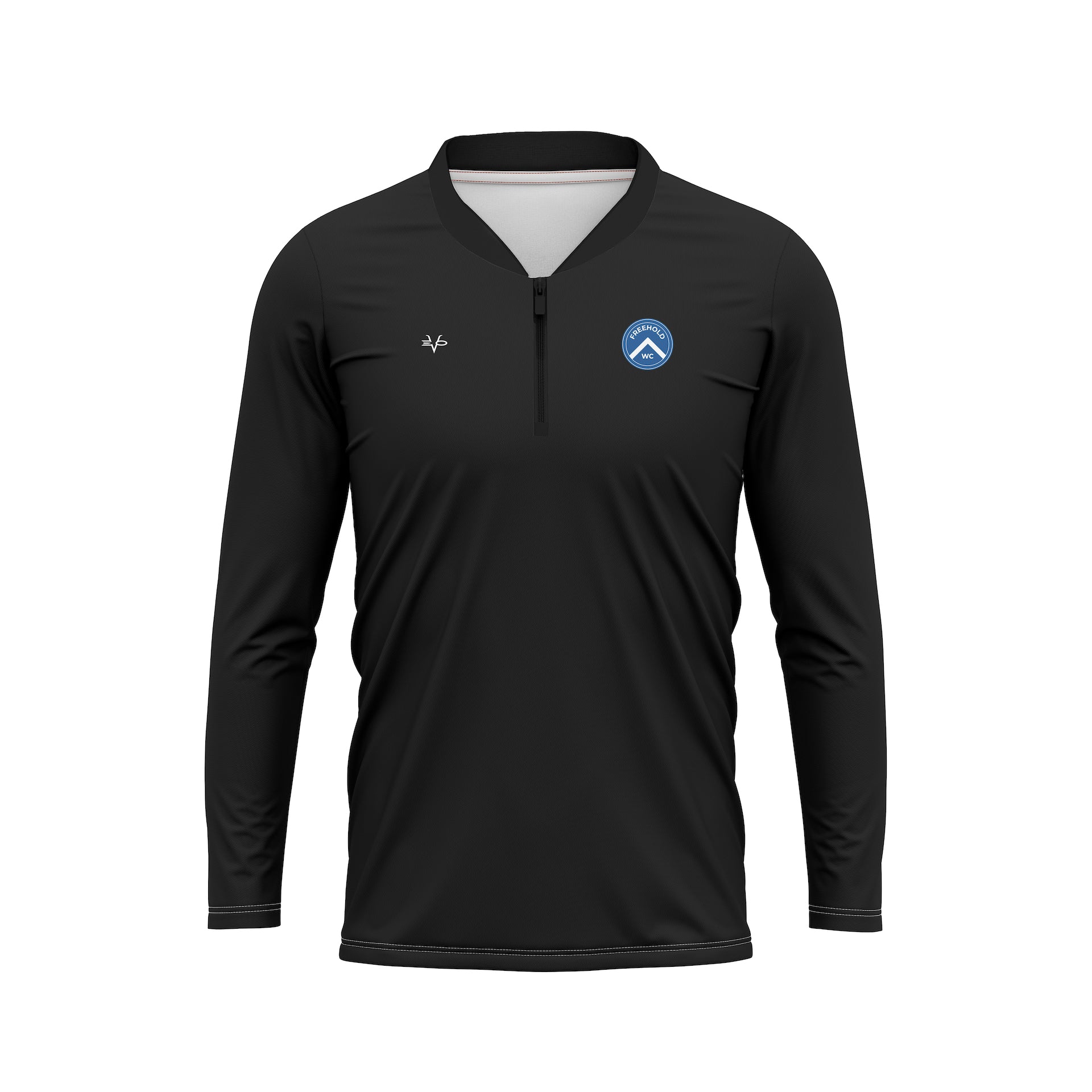 FREEHOLD WRESTLING CLUB 1/4 ZIPPER - BLACK