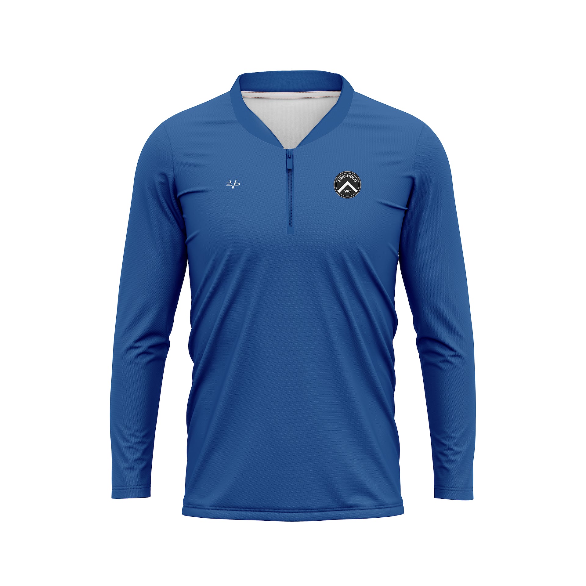 FREEHOLD WRESTLING CLUB 1/4 ZIPPER - BLUE