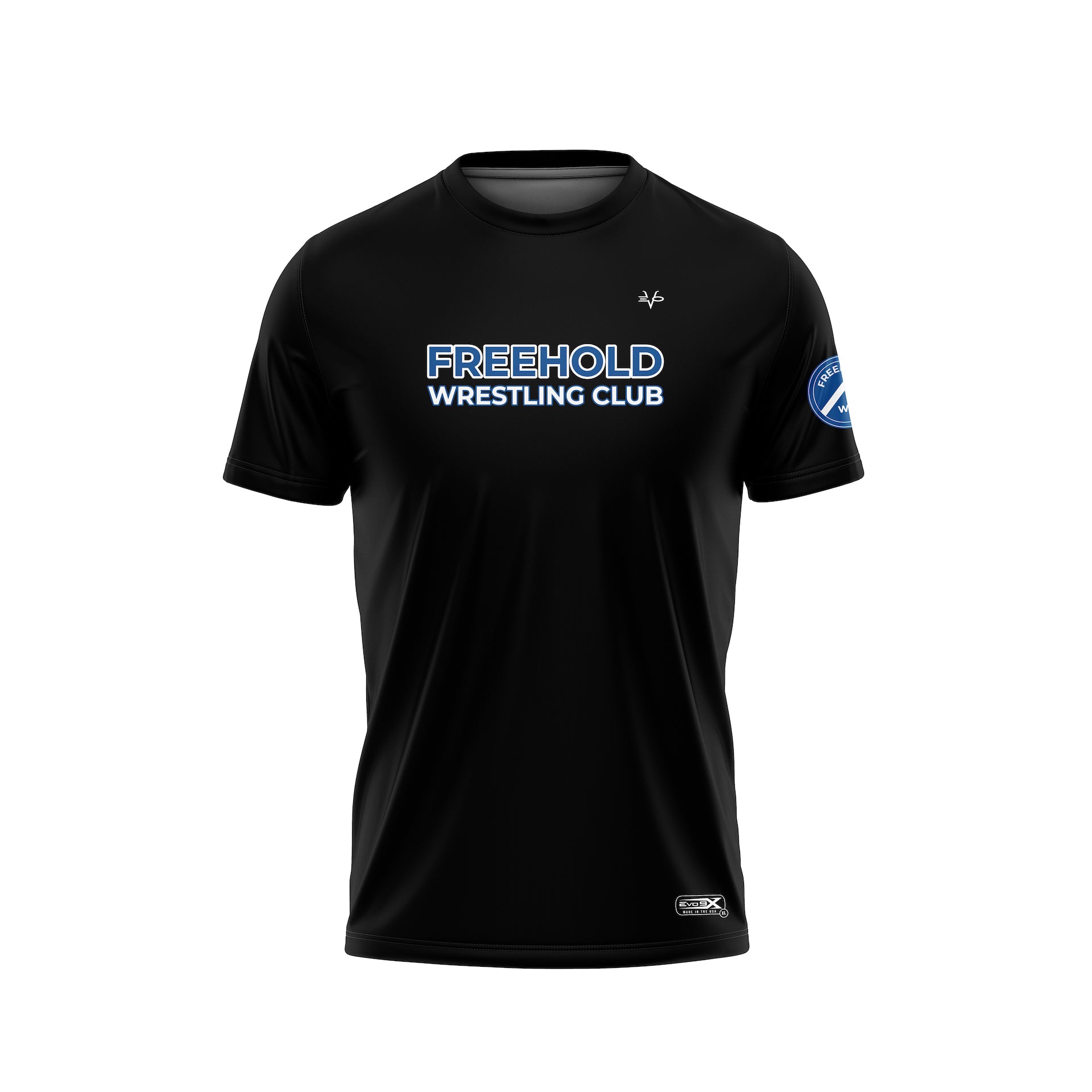 FREEHOLD WRESTLING CLUB SHORT SLEEVE CREW NECK - BLACK