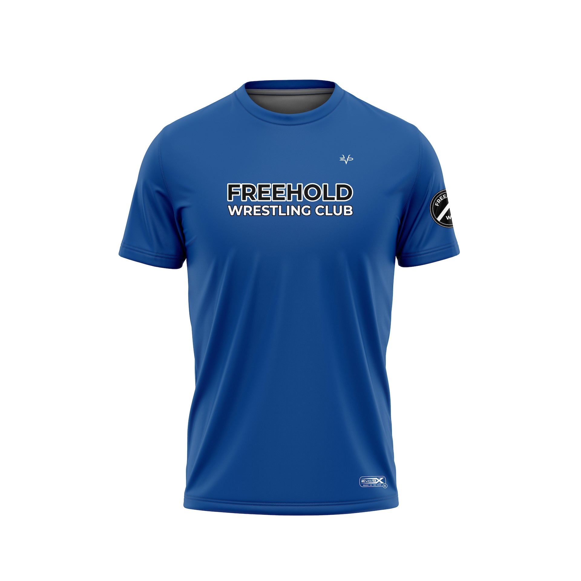 FREEHOLD WRESTLING CLUB SHORT SLEEVE CREW NECK - BLUE