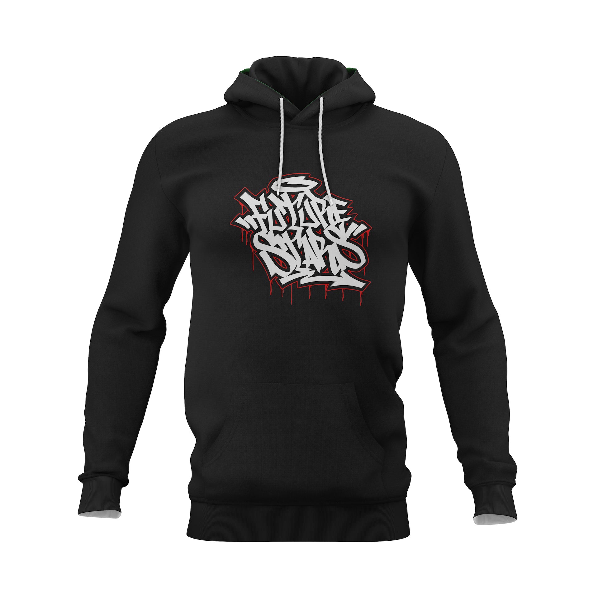 FUTURE STARS GRAFFITI LOGO COTTON HOODIE