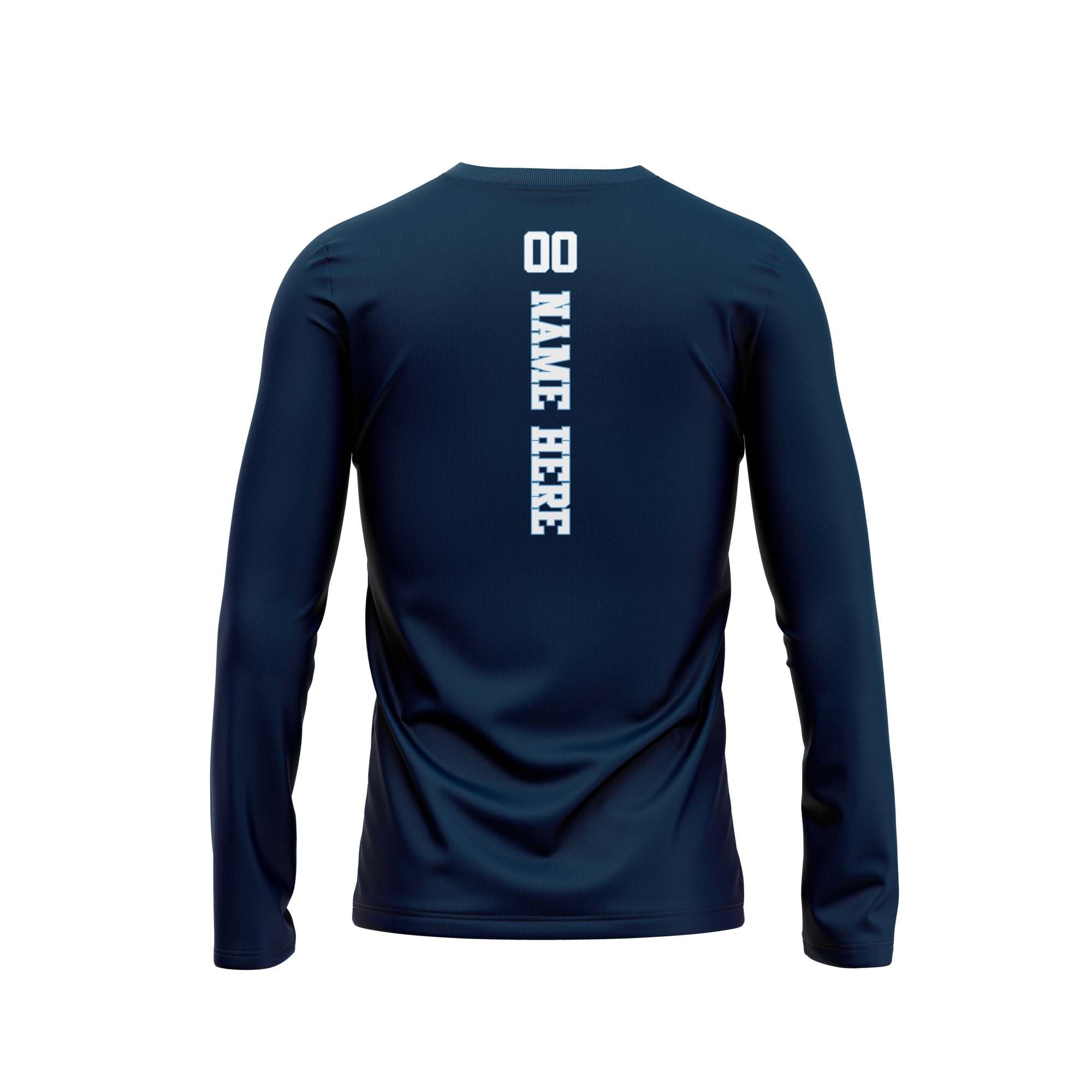 Fair Haven Diamonds LS Crew Neck Navy