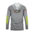 FOBA LS Crew Neck with Hood - Grey