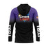 FOBA LS Crew Neck with Hood - Purple/Black