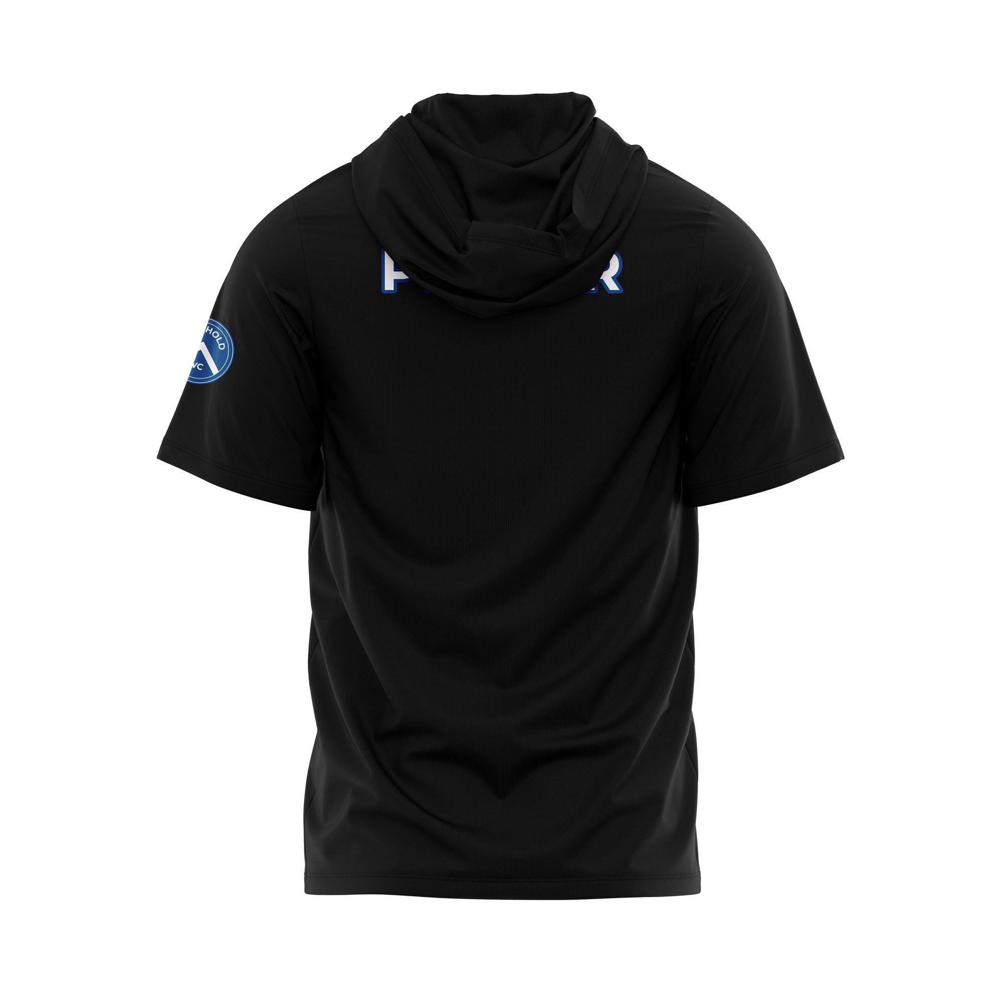 FREEHOLD WRESTLING CLUB SHORT SLEEVE LIGHT WEIGHT HOODIE - BLACK