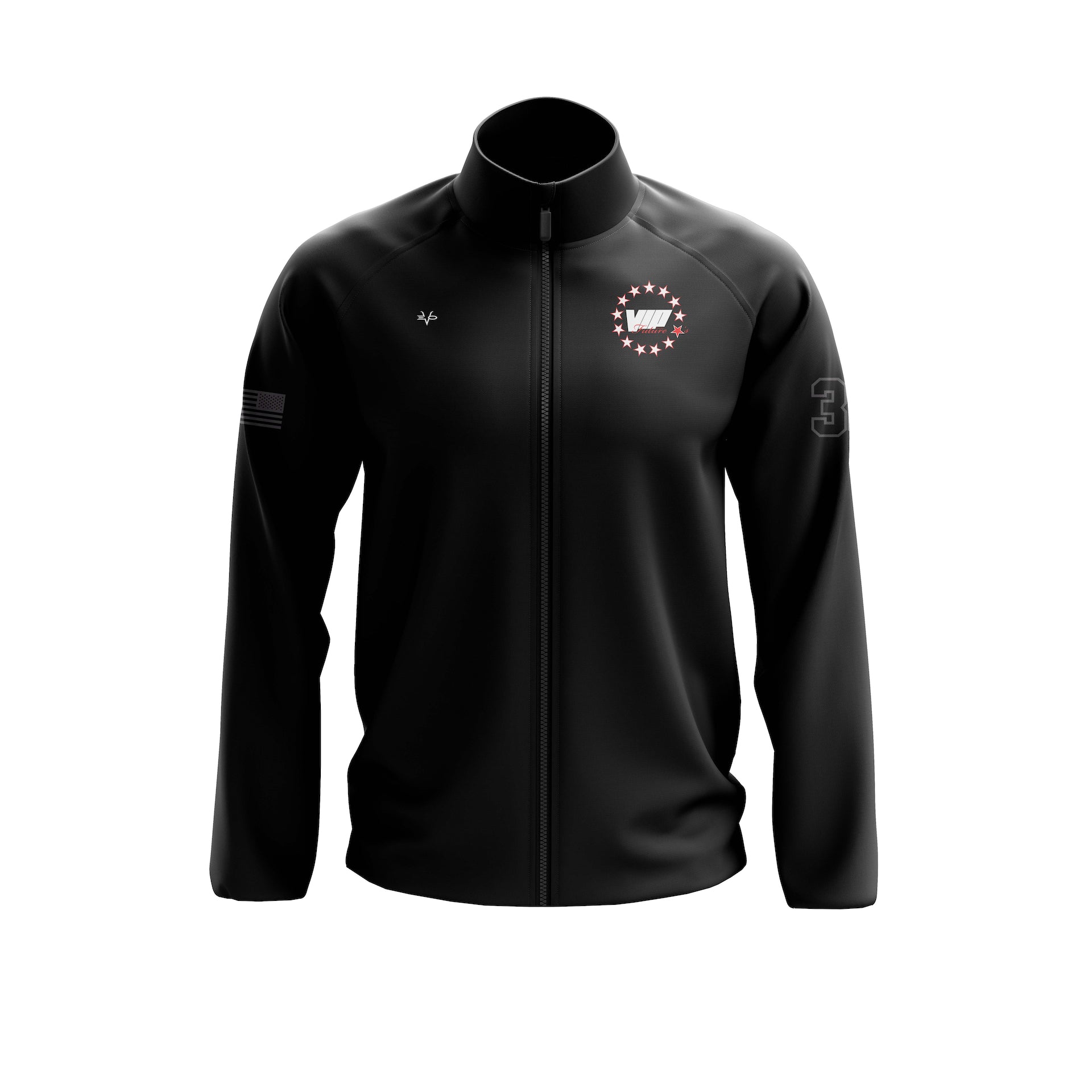 FUTURE STARS FULL ZIP JACKET - BLACK