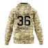 GI Jane Pullover Hoodie Tan Camo