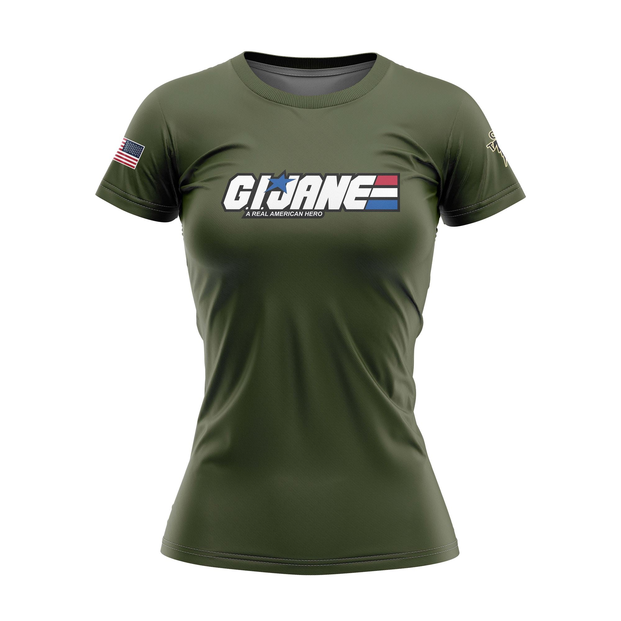 GI Jane SS Crewneck Army Green