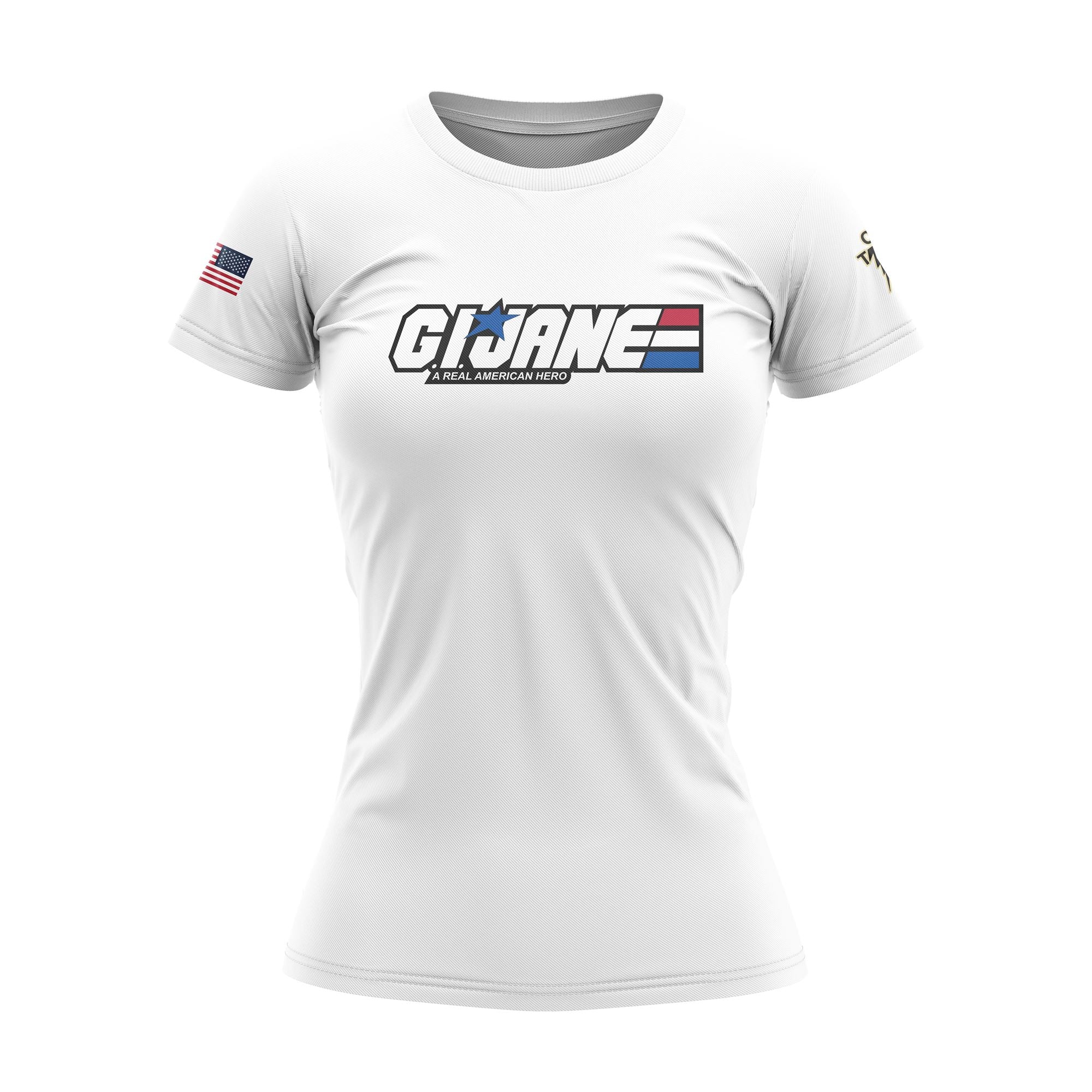 GI Jane SS Crewneck White - No Numbers