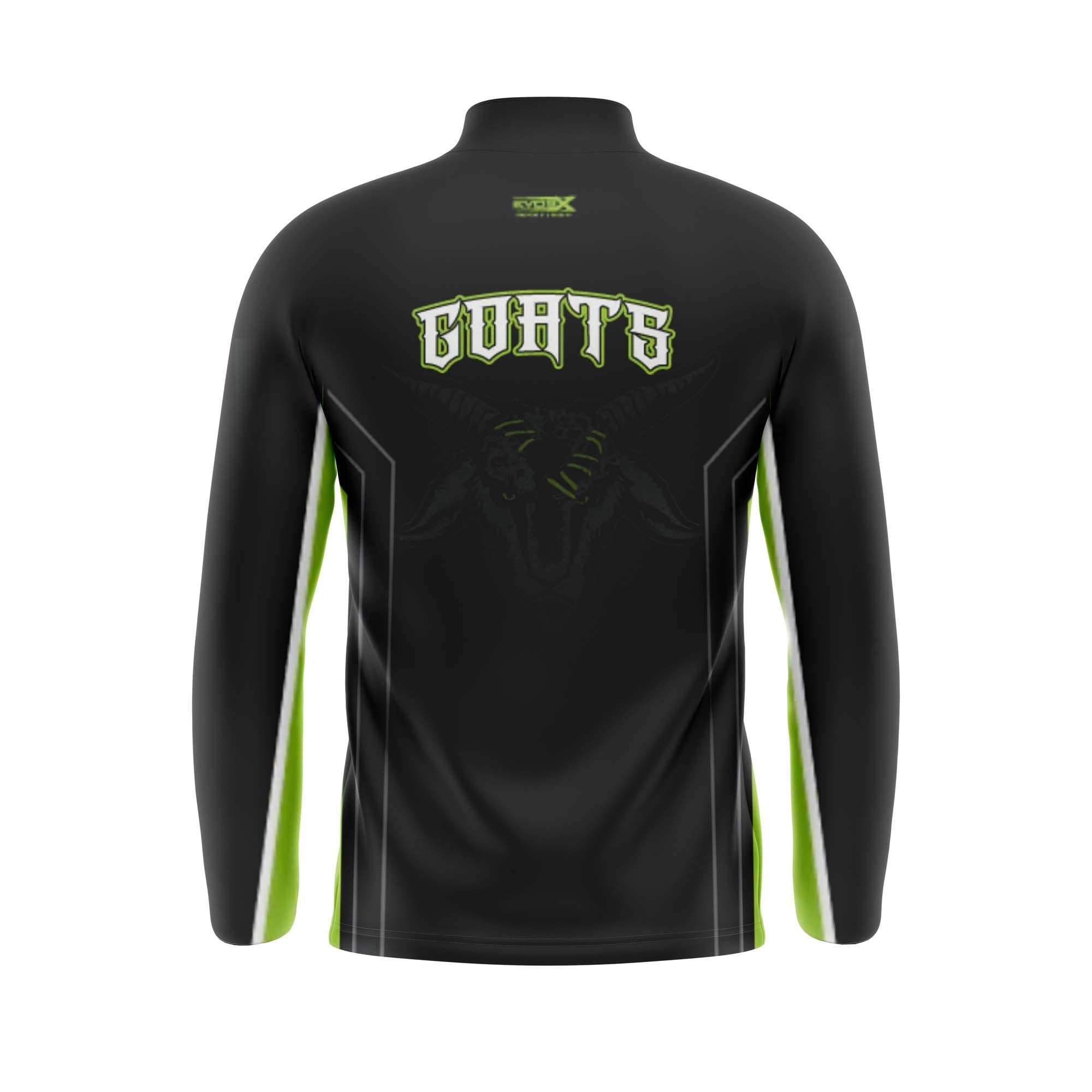 GOATS Softball Sublimated Scuba (MIDWEIGHT) Quarter Zip Jacket