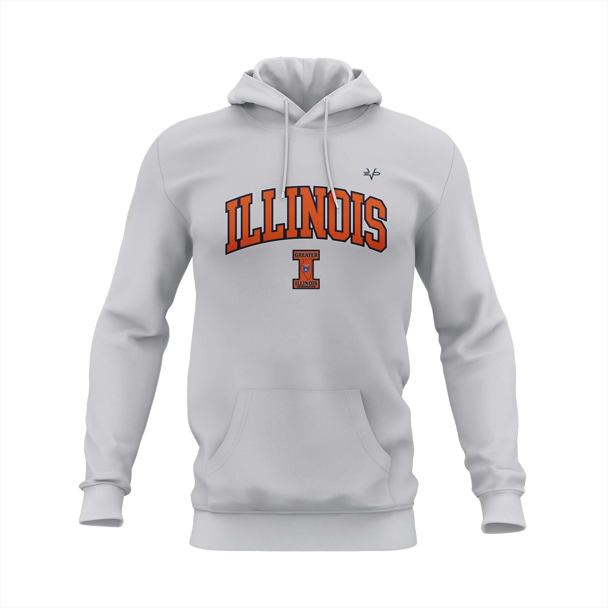 GREATER ILLINOIS SEMI SUB HOODY - SILVER