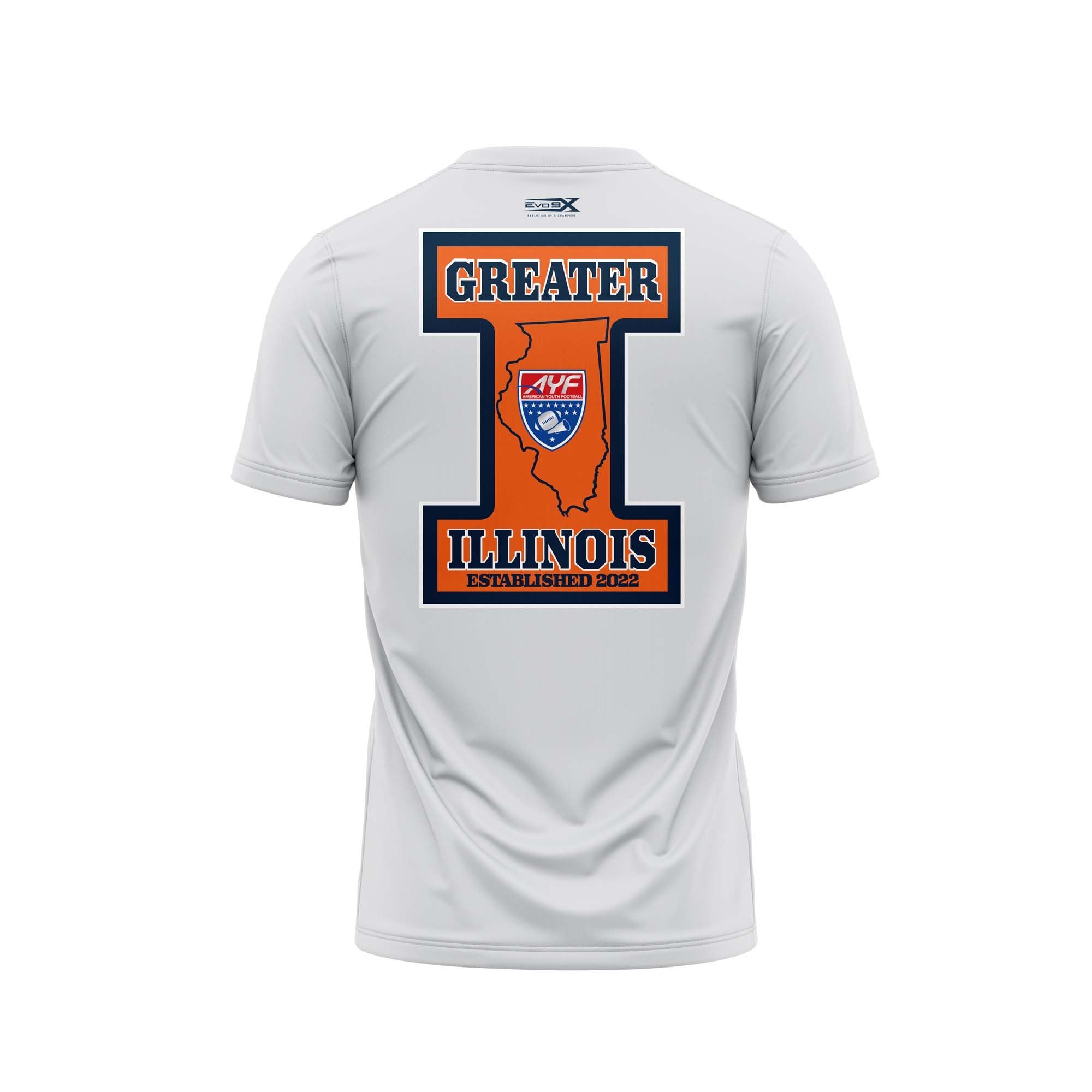 GREATER ILLINOIS SEMI SUB TEE - SILVER