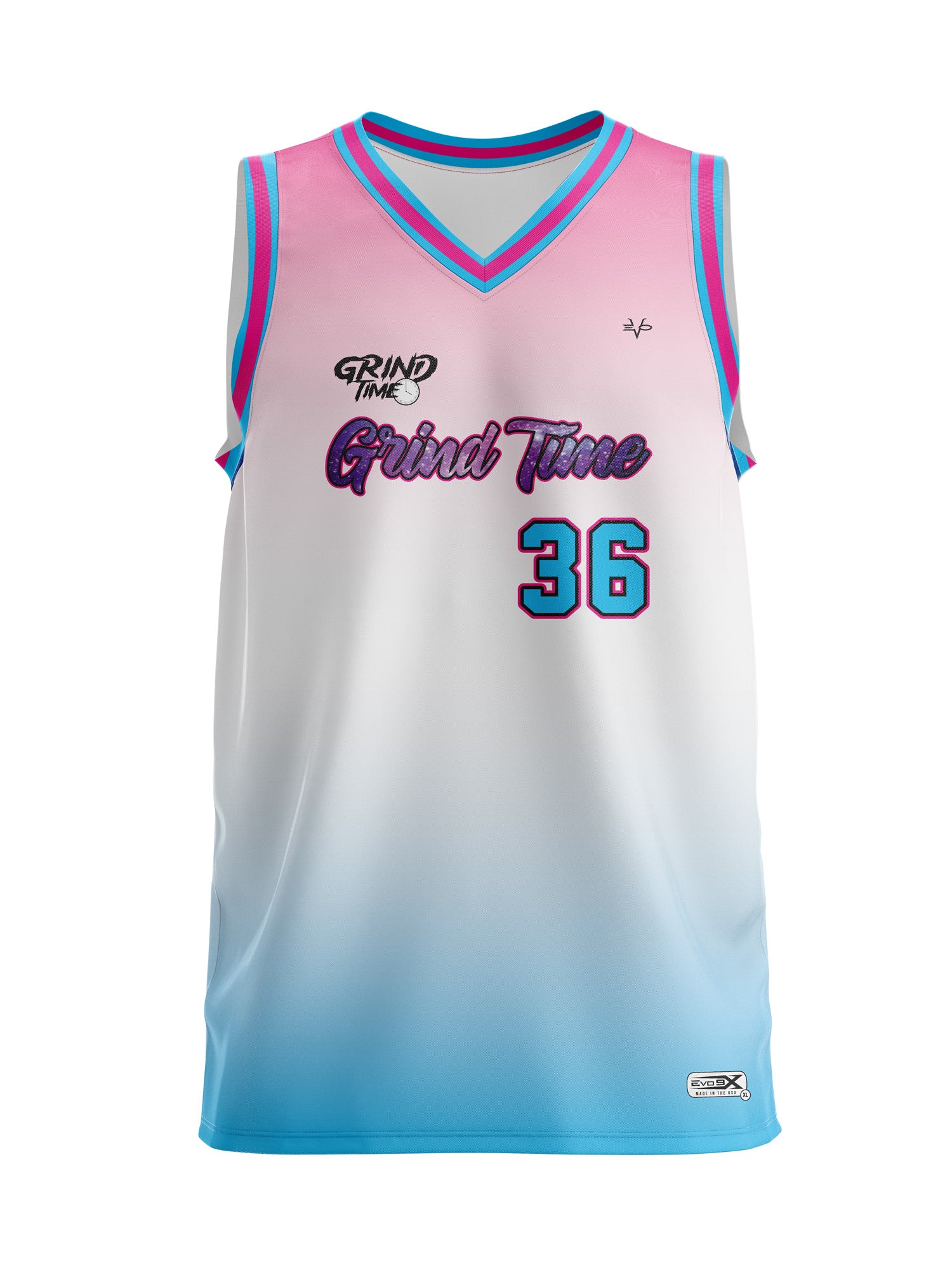 GRIND TIME REVERSIBLE BASKETBALL JERSEY