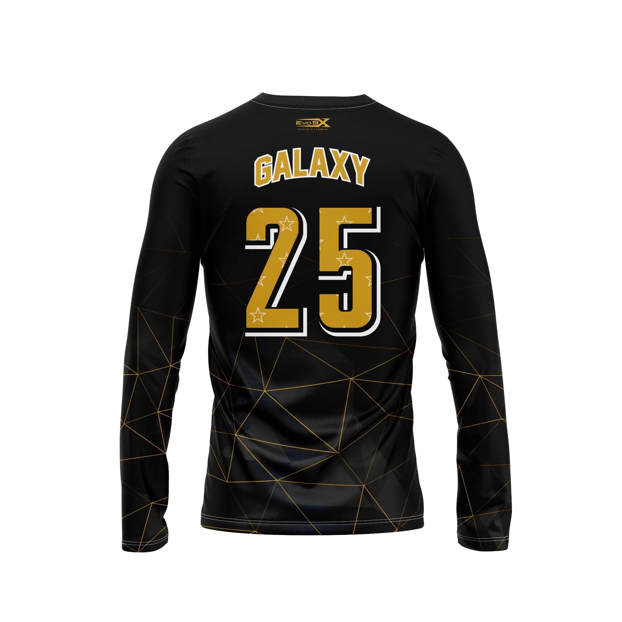 Galaxy Soccer Jersey Crew Neck LS