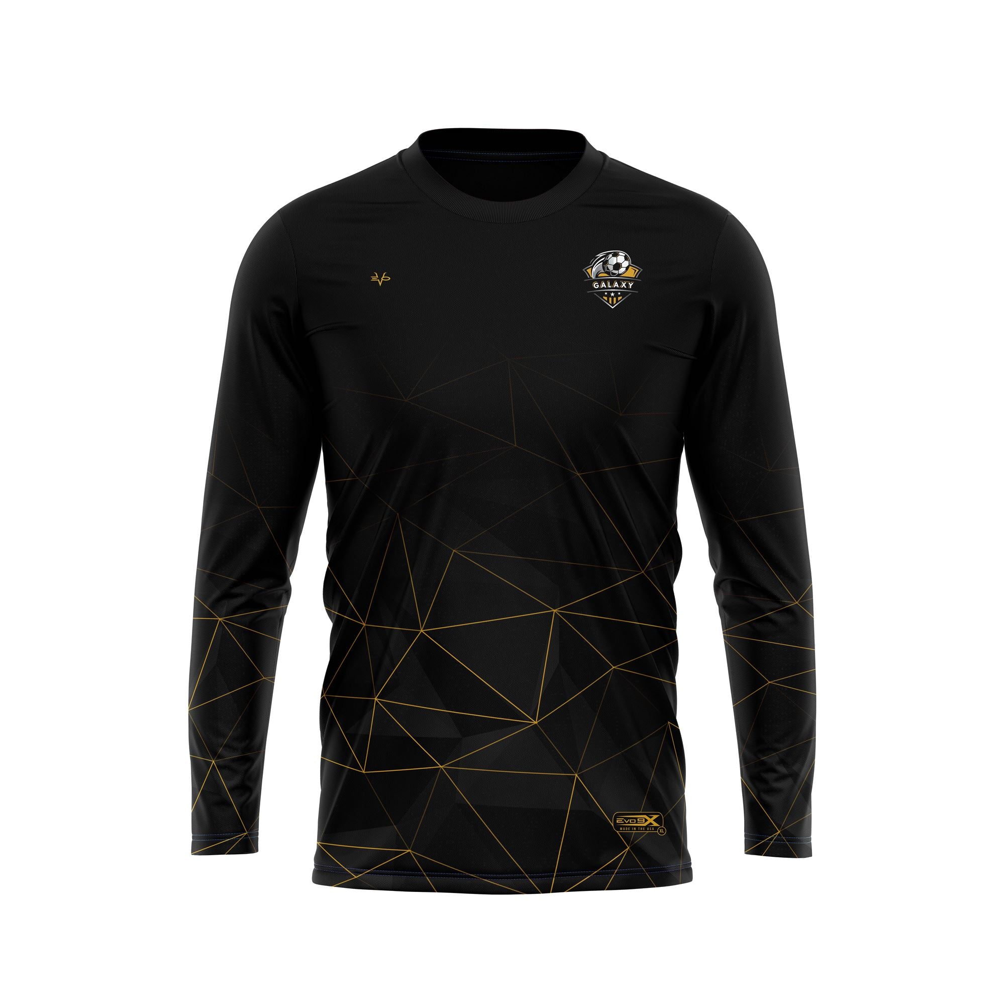 Galaxy Soccer Jersey Crew Neck LS