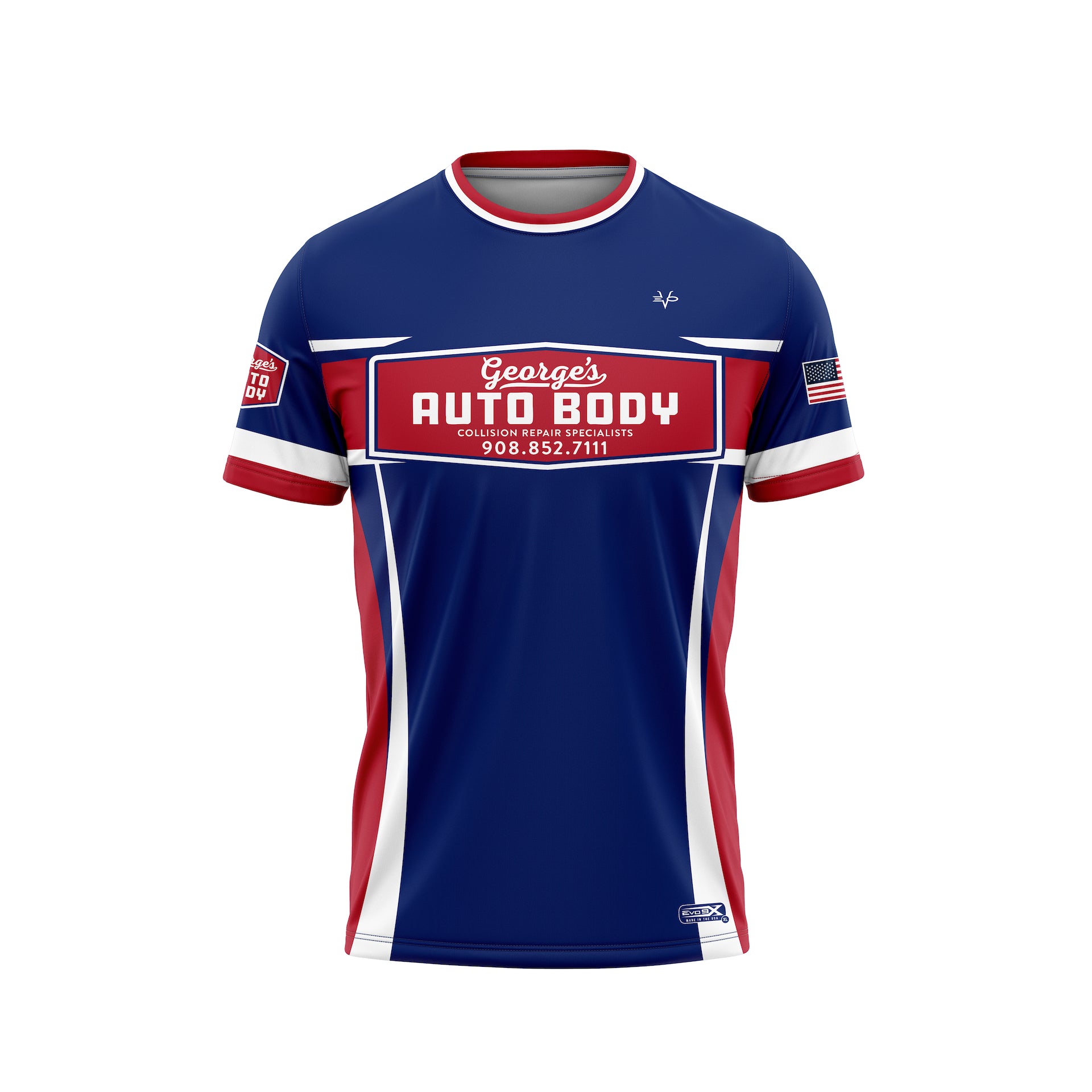 George's Auto Body Crew Neck Jersey