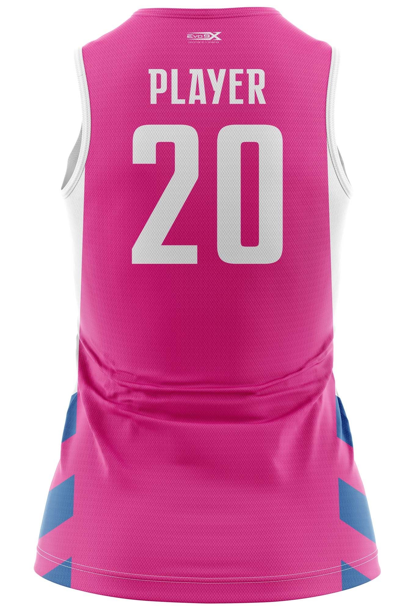 Girls Reversible Basketball Jersey Back