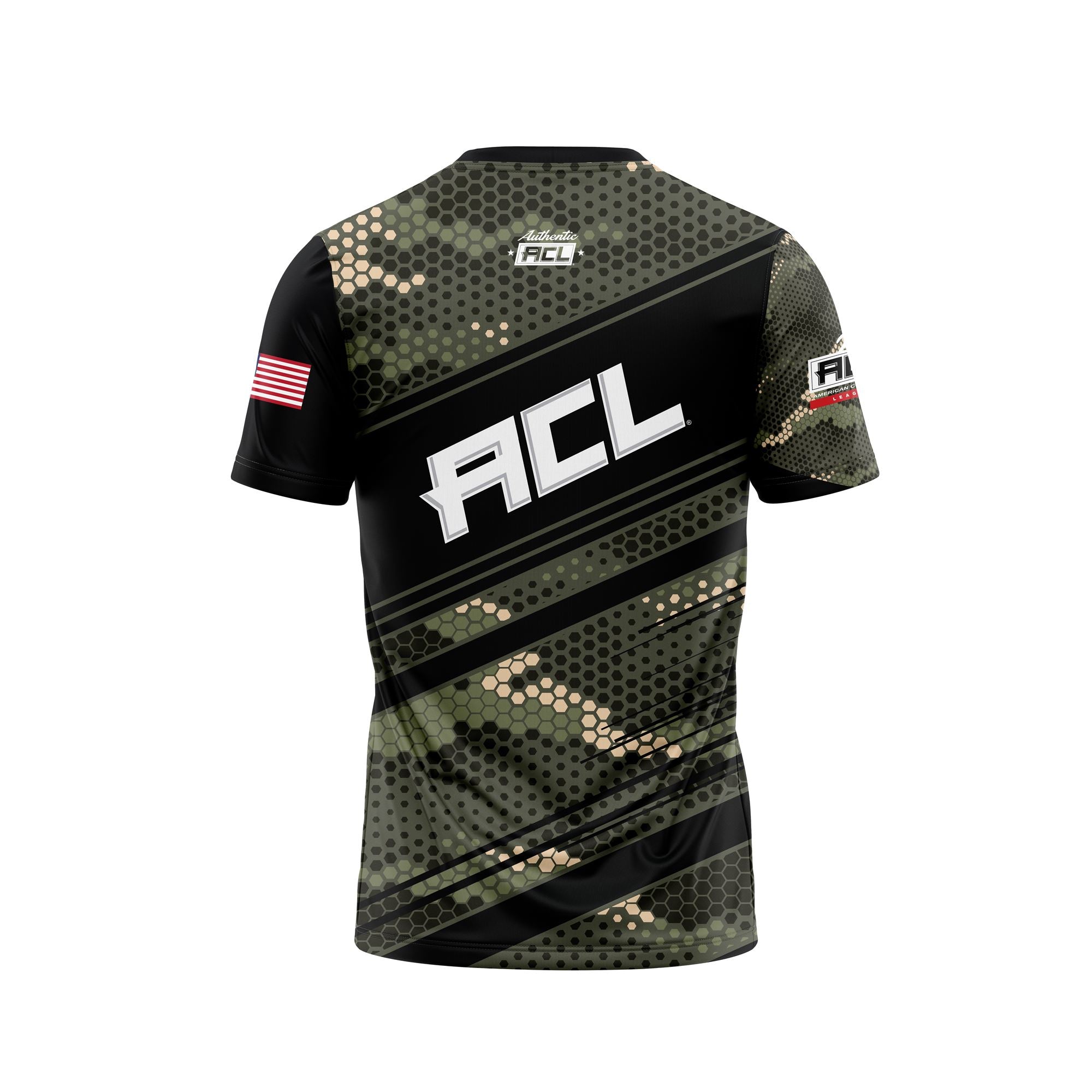 ACL GREEN ANGLE CAMO SHORT SLEEVES JERSEY 2024