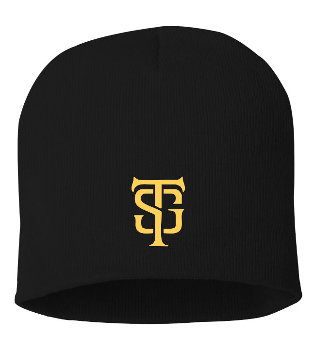 STG BEANIE - BLACK/GOLD