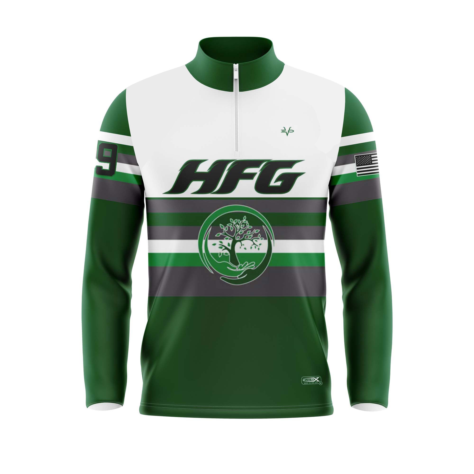 HFG Sublimated 1/4 Zip Pullover