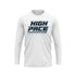 HIGH PACE WRESTLING CLUB SCREENPRINT CREWNECK LS - WHITE