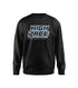HIGH PACE WRESTLING CLUB SCREENPRINT CREWNECK SWEATSHIRT - BLACK