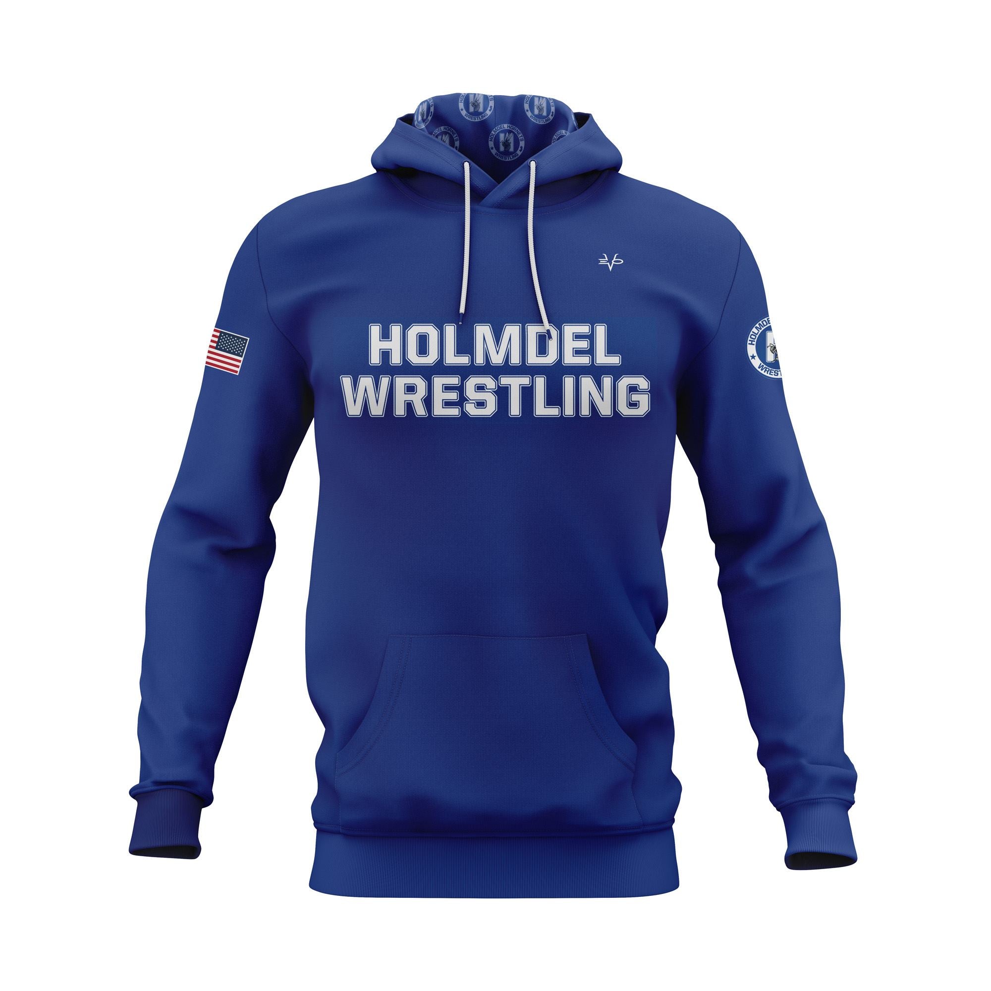 HOLMDEL WRESTLING Sublimated Blue Hoodie