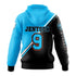 TAKEOVER BASEBALL Sublimated Hoodie - Blue/Black