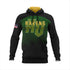 HUDSON VALLEY RAVENS PULLOVER HOODIE - GREEN/BLACK SLEEVE