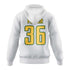 HUDSON VALLEY RAVENS SEMI SUB HOODIE - SILVER