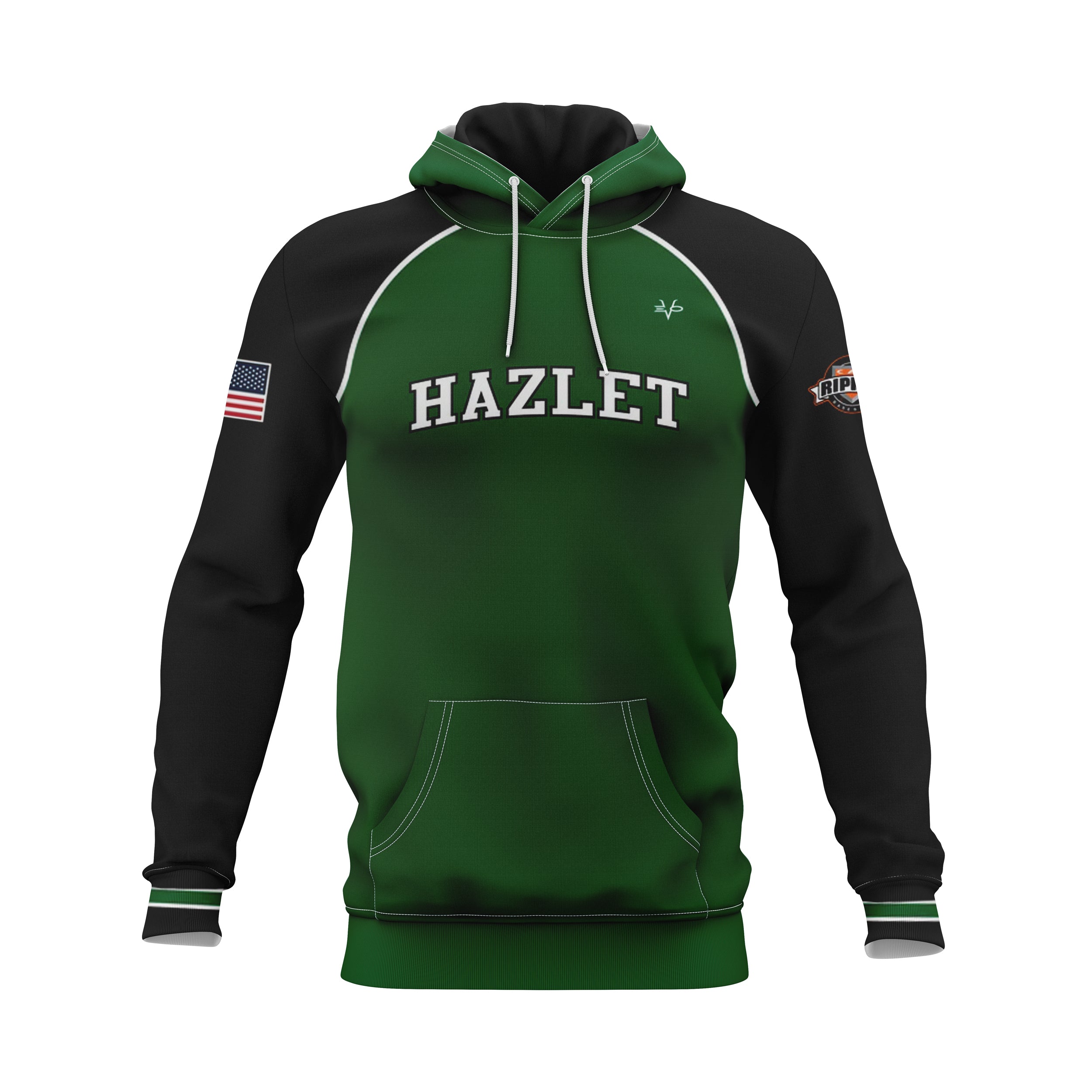 Hazlet Hawks Women's Kangaroo Hoodie Front