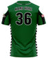 Hazlet Hawks Green 2 Button Jersey