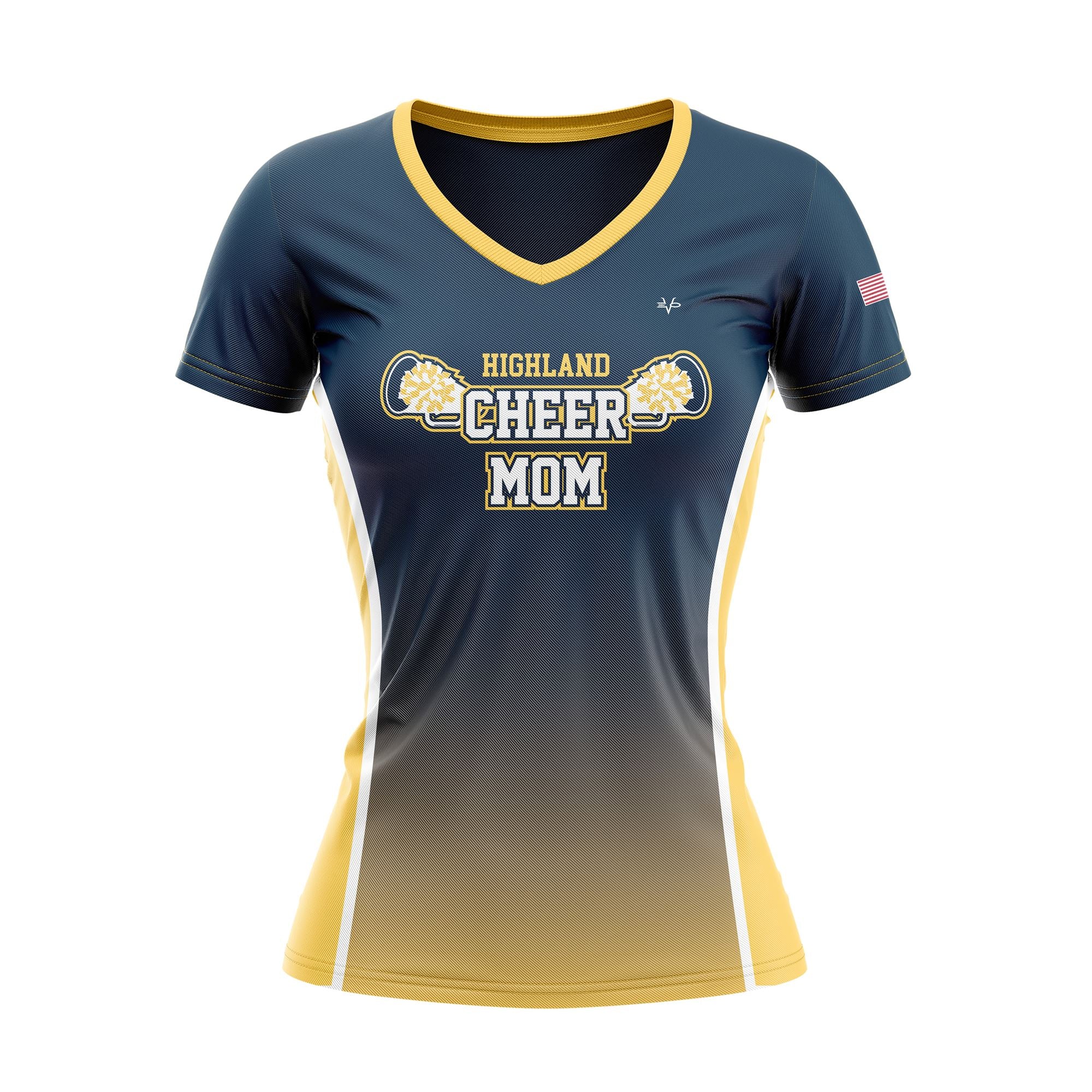 HIGHLAND V NECK CAP SLEEVESS WOMEN MOM