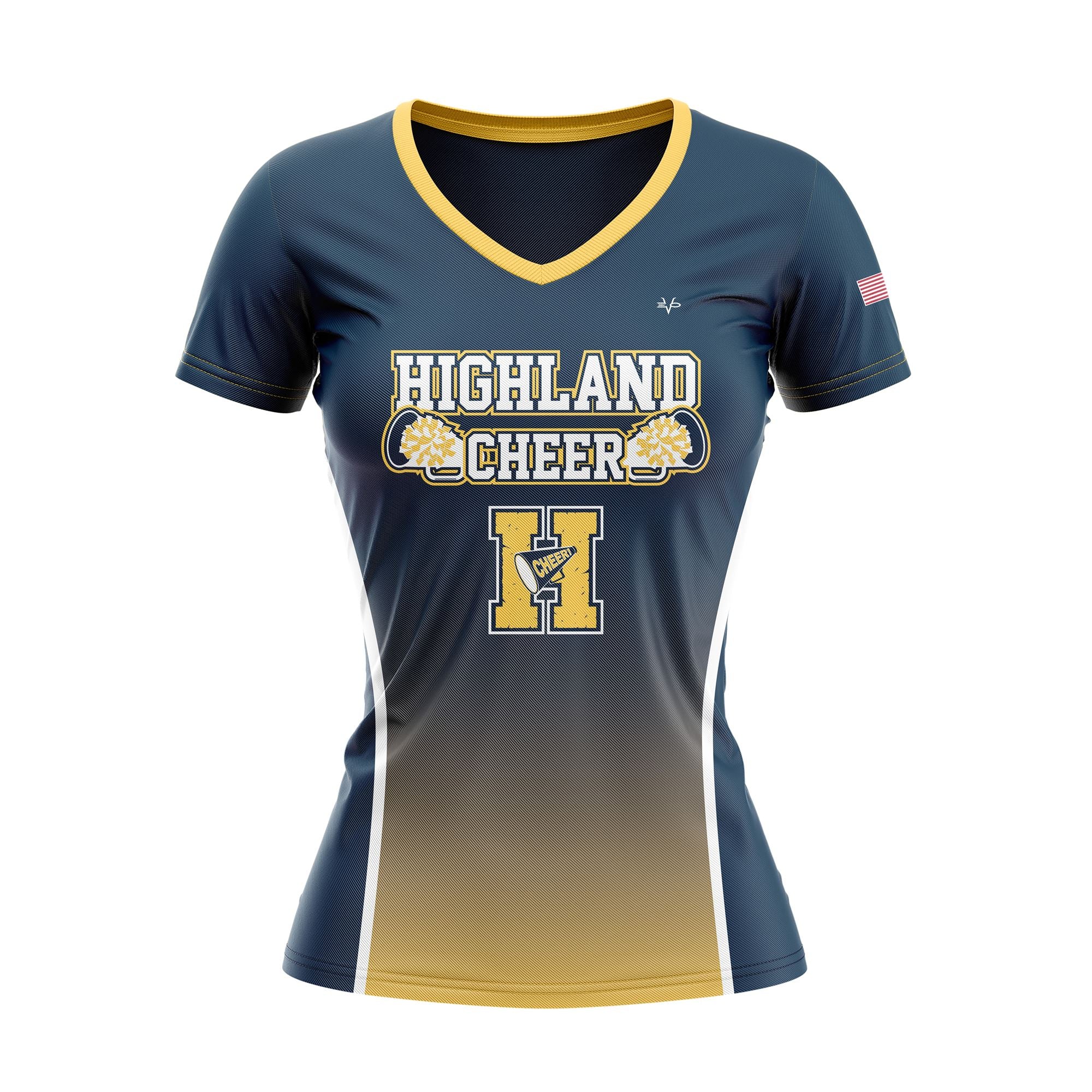 HIGHLAND V NECK CAP SLEEVESS WOMEN