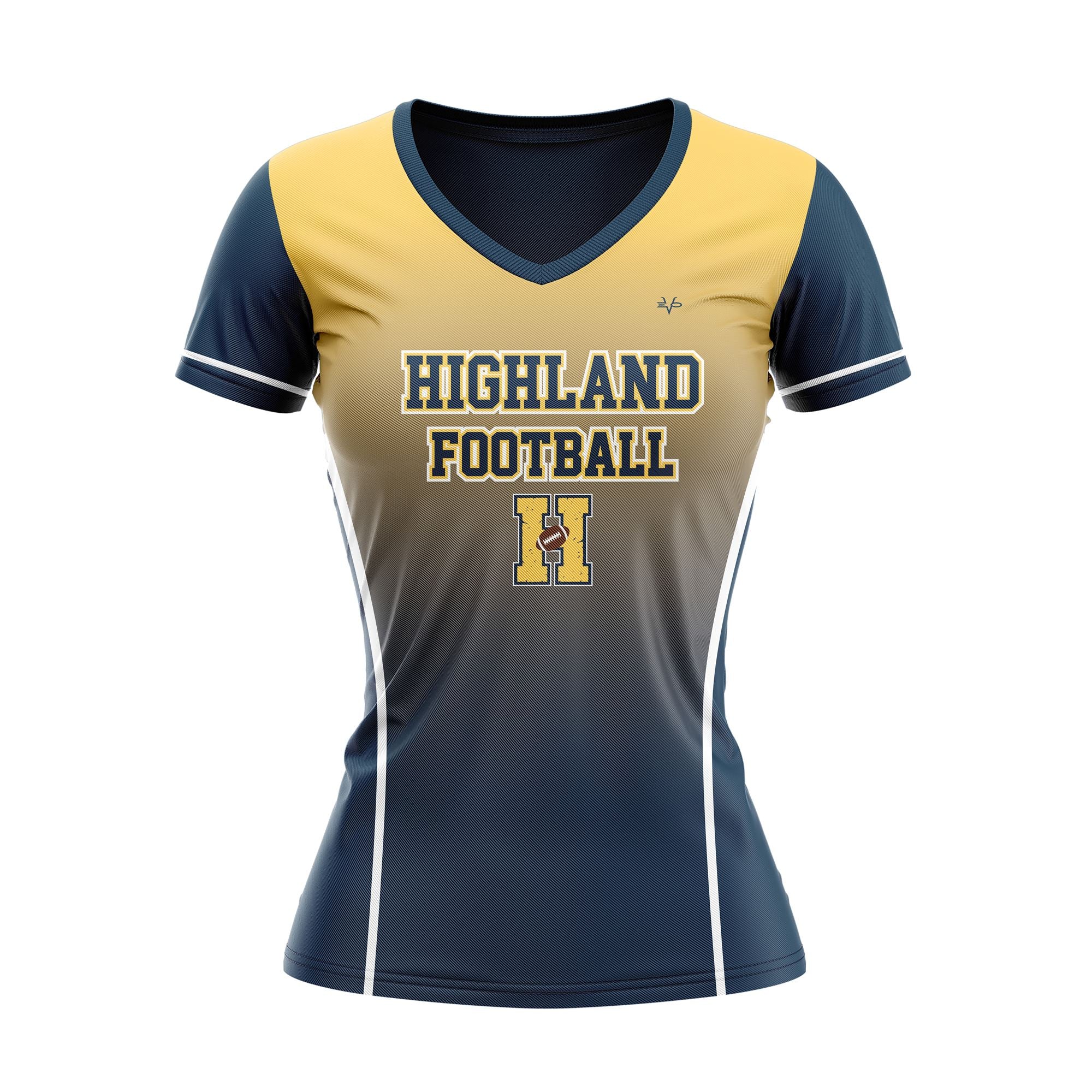 HIGHLAND V NECK CAP SLEEVESS WOMEN FOOTBALL
