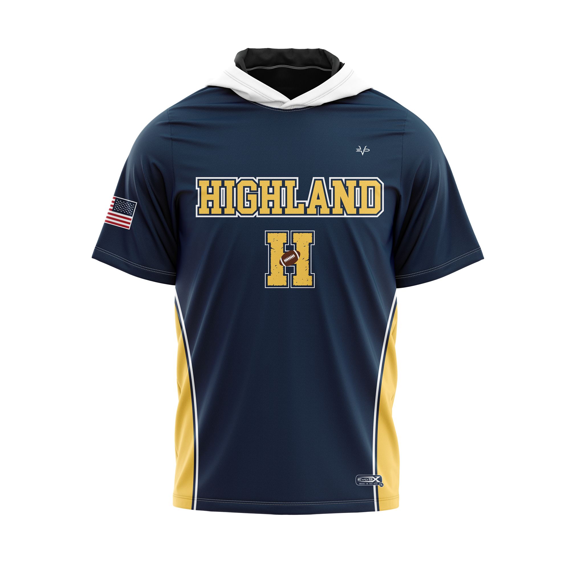 HIGHLAND HUSKIES LIGHT WEIGHT HOODIE SS