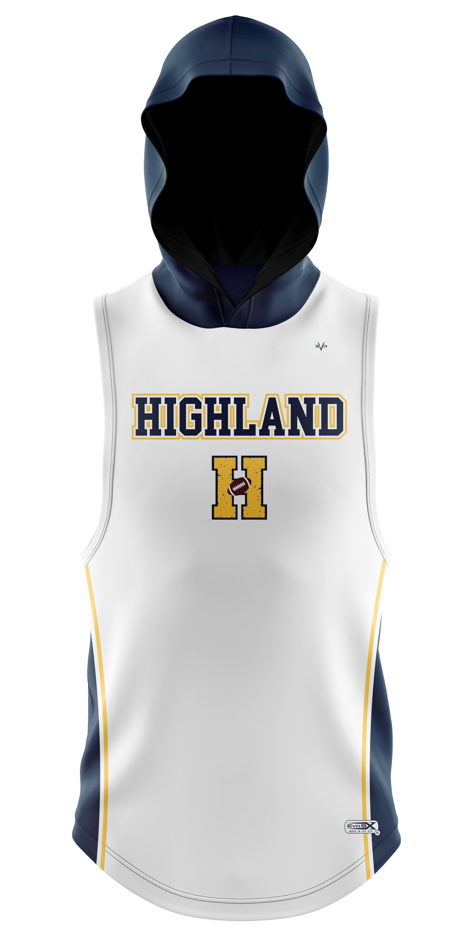 HIGHLAND HUSKIES LTWT HOODIE SLEEVELESS
