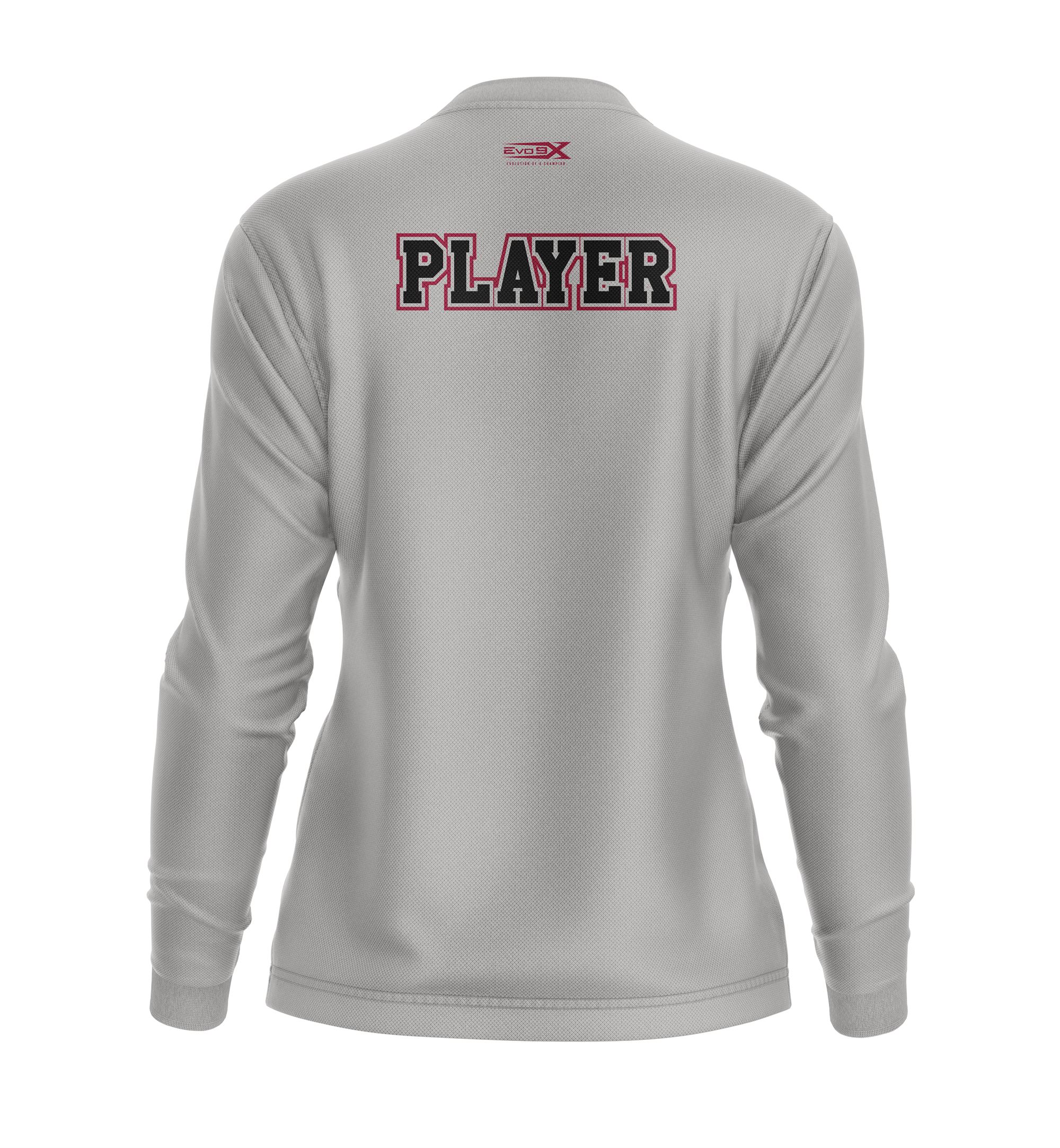 Hillsborough Wrestling Womens Longsleeve Jersey Grey