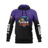 FOBA Longsleeve Heavyweight Hoodie - Purple/Black