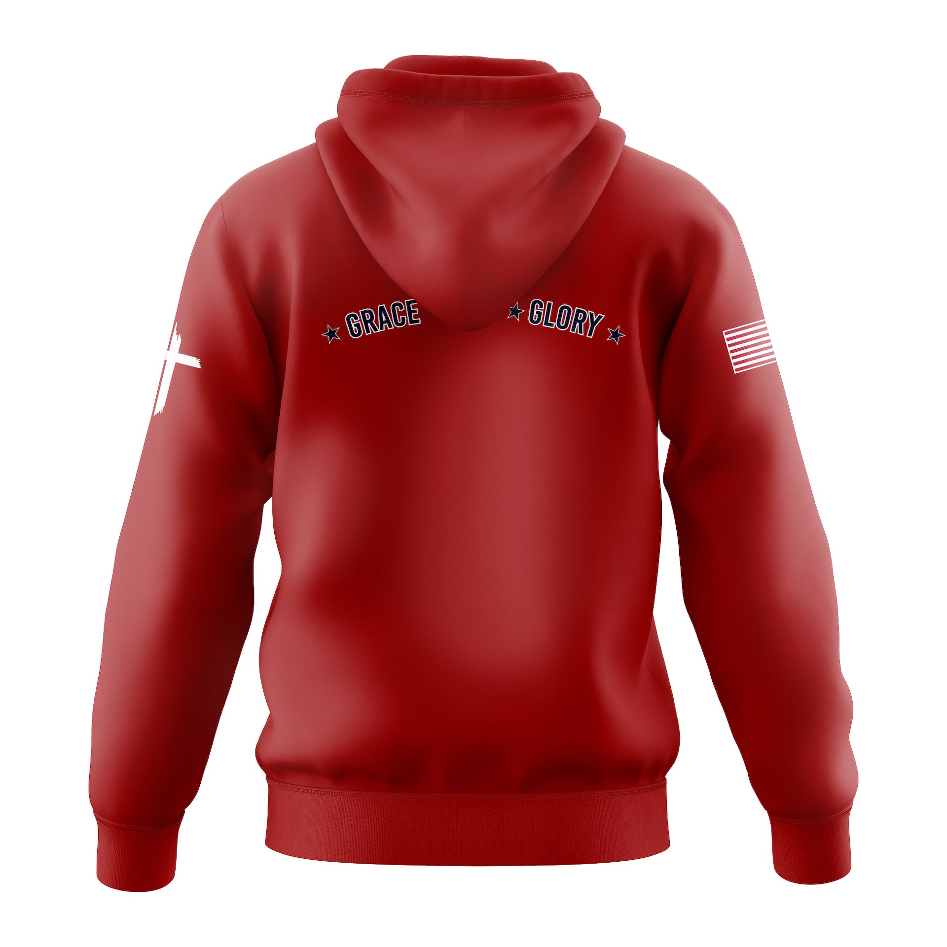 LADY G SECOND PULLOVER HOODY RED