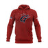 LADY G SECOND PULLOVER HOODY RED