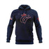 LADY G SECOND PULLOVER HOODY NAVY