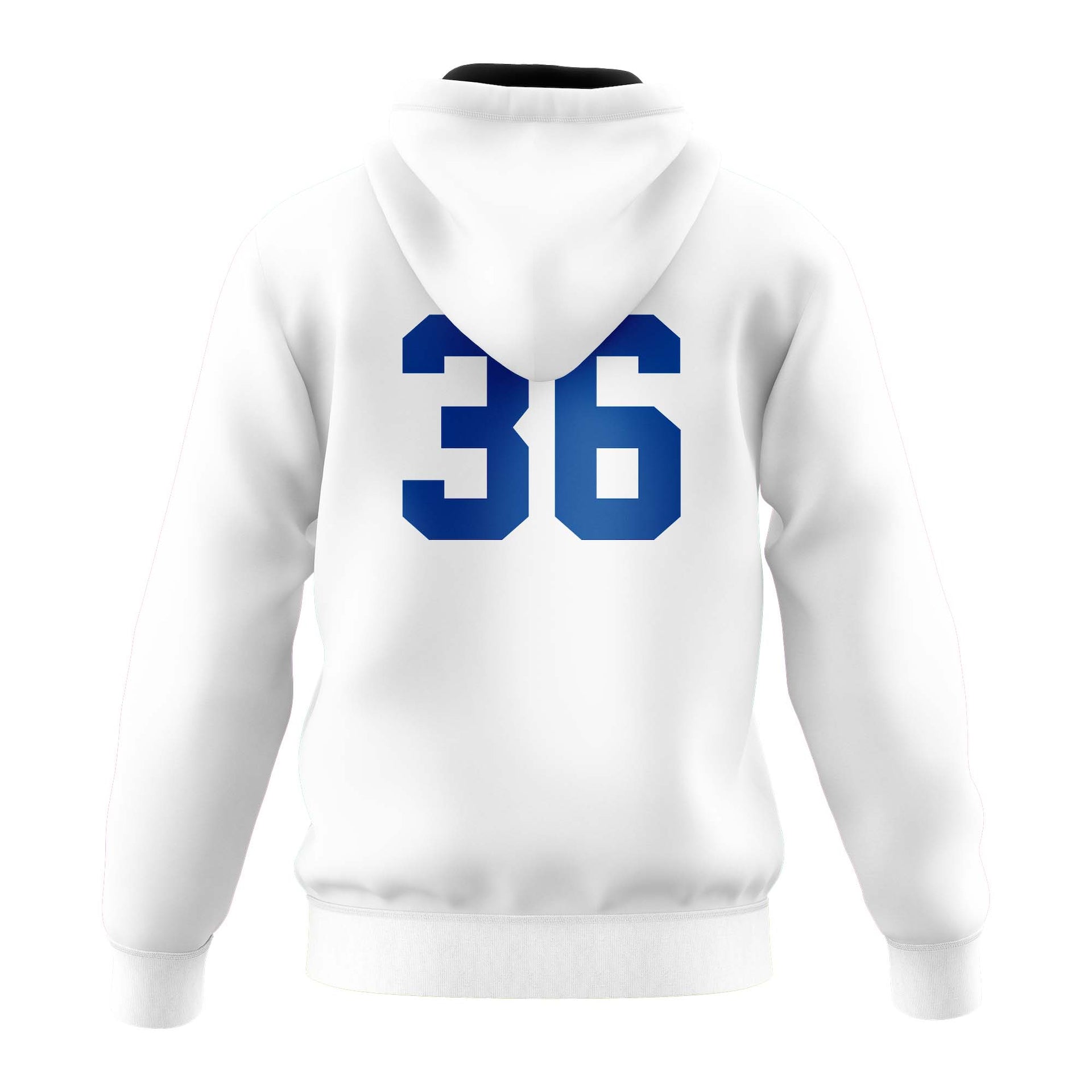 BUCKS BASEBALL White Pullover Hoodie