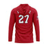 NJ ELITE RED LT WT LONG SLEEVES HOODIE