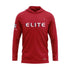 NJ ELITE RED LT WT LONG SLEEVES HOODIE