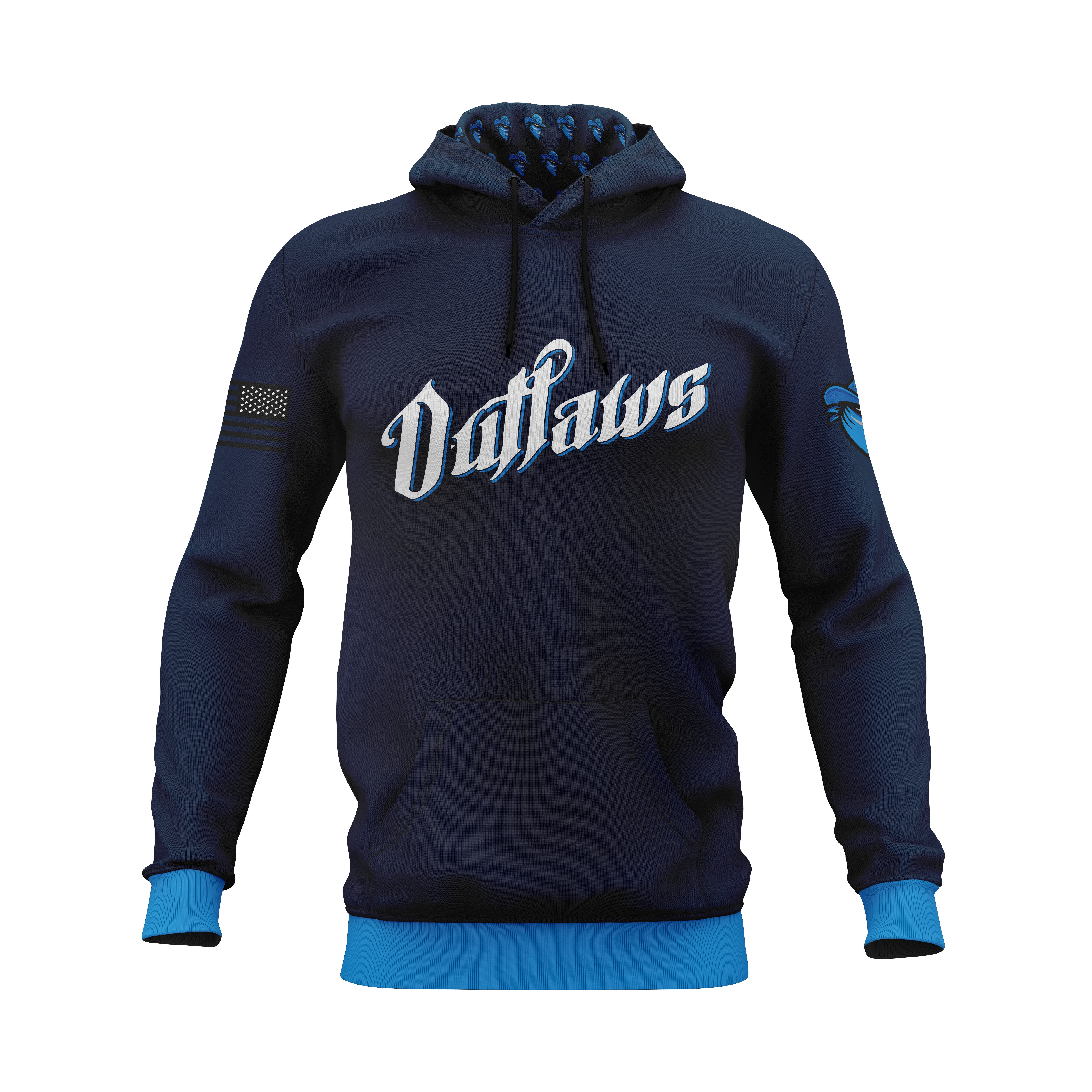 COASTAL OUTLAWS  - LS PULLOVER HOODY
