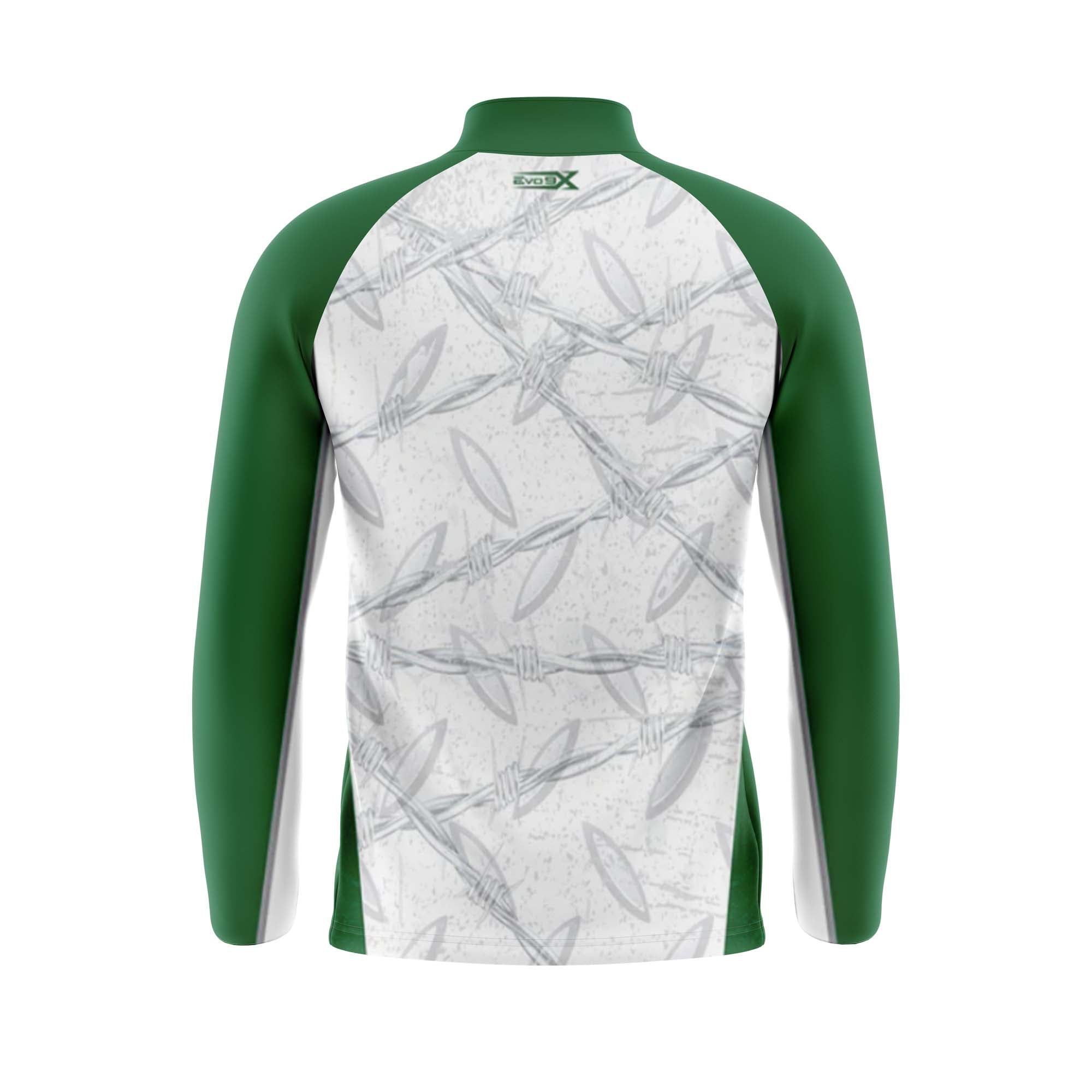 JFK MUSTANGS Sublimated Quarter Zip Jacket