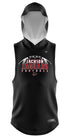 Football HOODIE SLEEVELESS