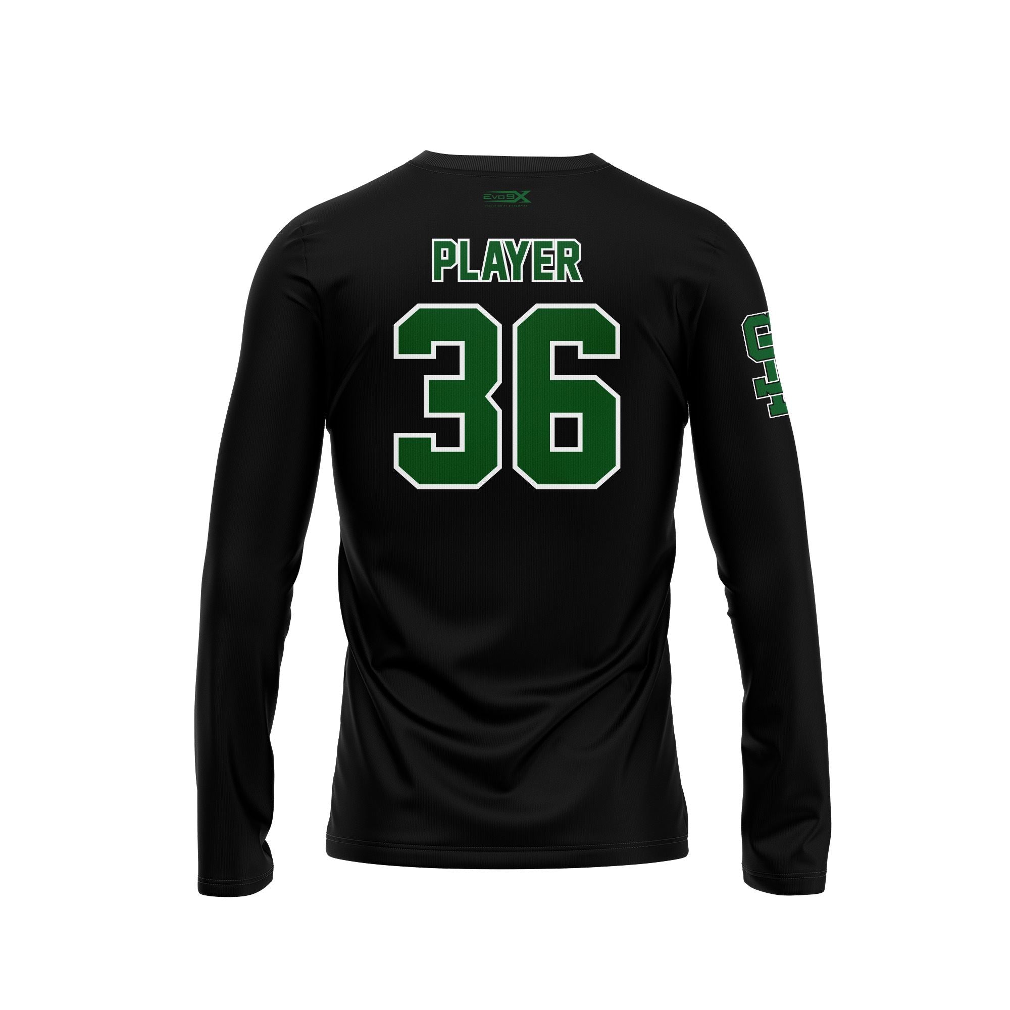 Knights - Crew Neck Long Sleeve Jersey - Black